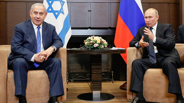 Биньямин Нетаниягу и Владимир Путин. Фото AFP