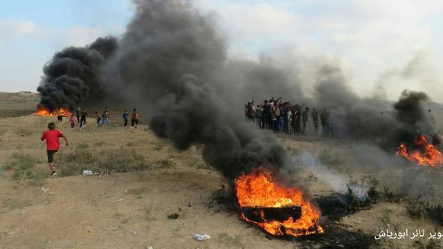 Беспорядки на границе с Газой