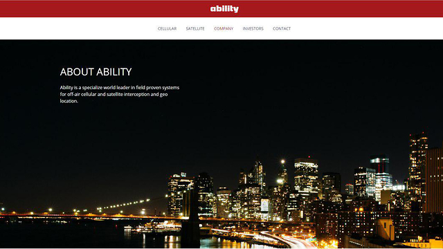 אתר אינטרנט ל חברה ישראל ישראלית חברת סייבר אביליטי עבירות מרמה Ability Inc (צילום: אתר Ability)