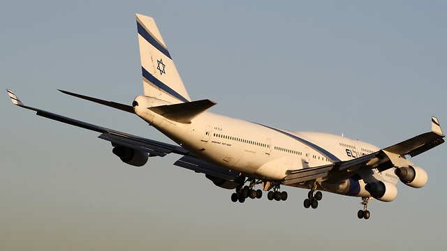 Последний рейс из Нью-Йорка. Boeing 747-400 компании "Эль-Аль". Фото: Йохай Моси