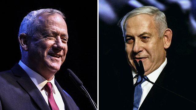 Blue and White leader Benny Gantz (left) and Likud leader Prime Minister Benjamin Netanyahu (Photo: MCT)