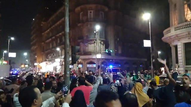 הפגנות מחאה ב קהיר מצרים נגד נשיא עבד אל פתאח א סיסי ()