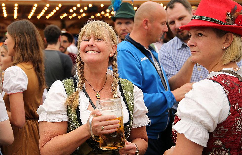 פסטיבל בירה אוקטוברפסט מינכן גרמניה (צילום: gettyimages)