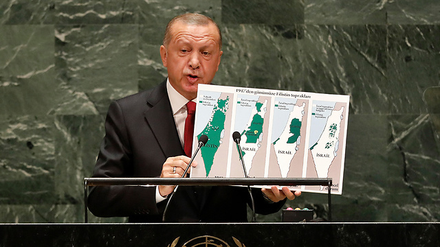 Turkish President Tayyip Erdogan at UNGA (Photo: AP)
