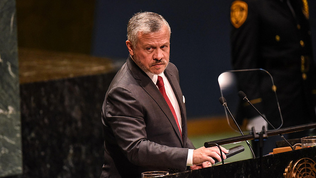 King Abdallah in the UN  (Photos: AFP)