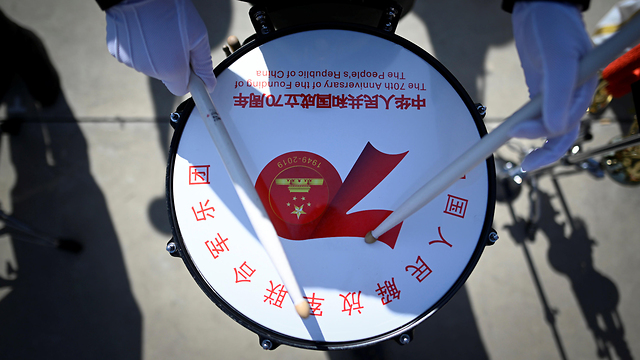 סין חגיגות 70 שנה חזרות ל מצעד (צילום: רויטרס)