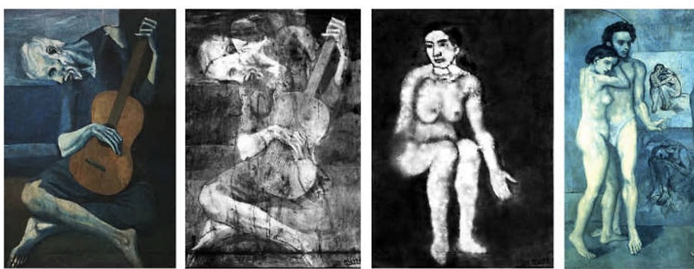 האשה הנשכחת של פבלו פיקאסו (ציור: מתוך המאמר של החוקרים)