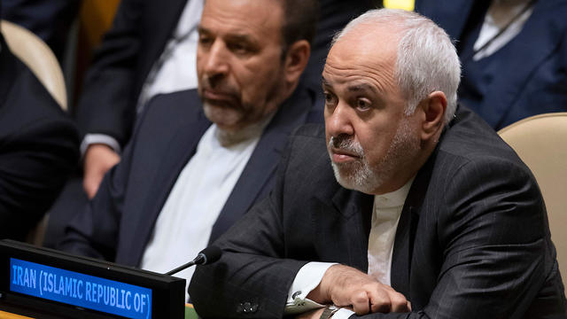 מוחמד זריף, שר החוץ של איראן  (צילום: AFP)