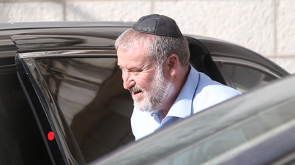 Attorney General Avichai Mandelblit arrives at Benjamin Netanyahu's pre-trial hearing in Jerusalem (Photo: Ohad Zwigenberg)