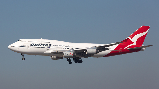 Boeing 747 авиакомпании Qantas. Фото: shutterstock