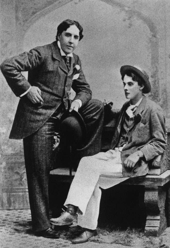אוסקר וויילד ולורד אלפרד דאגלס, 1893 (צילום: Hulton Archive/GettyimagesIL)