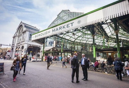 השוק הטוב בלונדון: בואו מרקט (מתוך האתר: boroughmarket.org.uk)