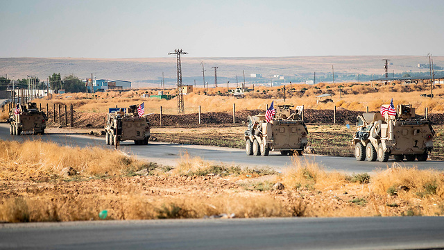 American forces leaving the Syrian city of Tal Baydar (Photo: AFP)