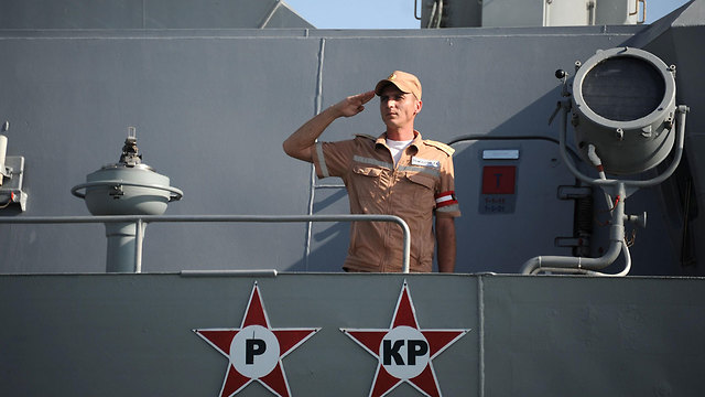 בסיס ימי של רוסיה ב טרטוס סוריה (צילום: AFP)
