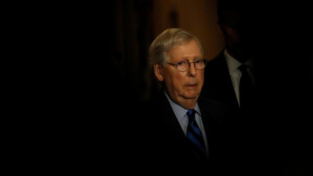 Senate Majority Leader Mitch McConnell on Capitol Hill Wednesday