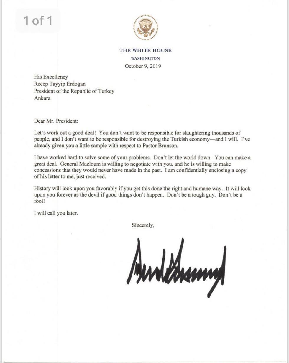 מכתב נשיא ארה
