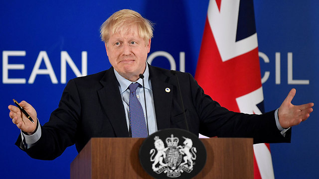 הסכם ברקזיט ראש ממשלת בריטניה בוריס ג'ונסון (צילום: רויטרס)