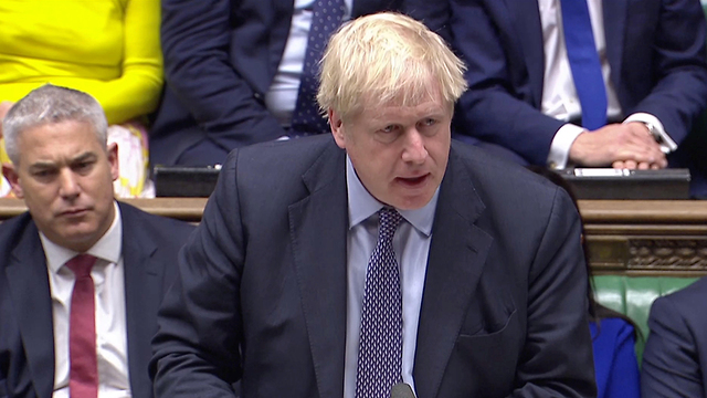 British Prime Minister Boris Johnson addressing the House of Commons  (Photos: Reuters)