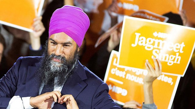 קנדה בחירות ג'גמיט סינג סיקי מנהיג המפלגה הדמוקרטית החדשה (צילום: רויטרס)