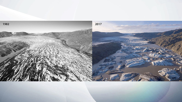 כיפת הקרח ואטניוקול קרחונים איסלנד (צילום: איתי נבו, מכון דוידסון)