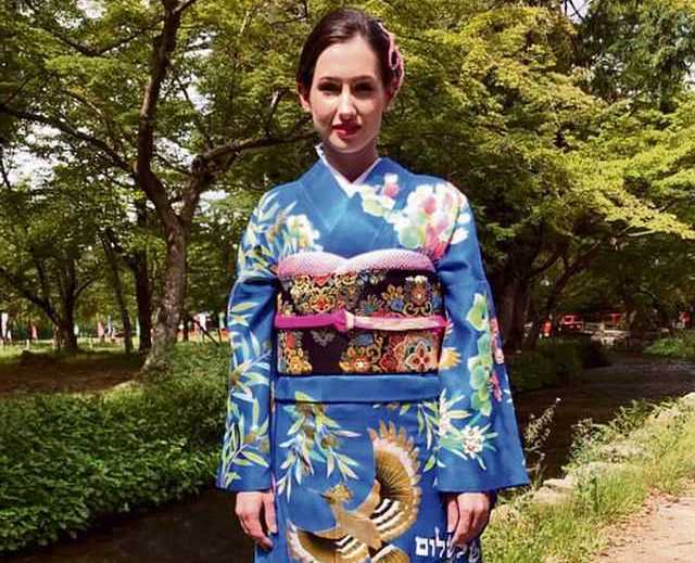 В этом кимоно Израиль предстанет на Олимпиаде в Токио в 2020 году. Фото: NHK