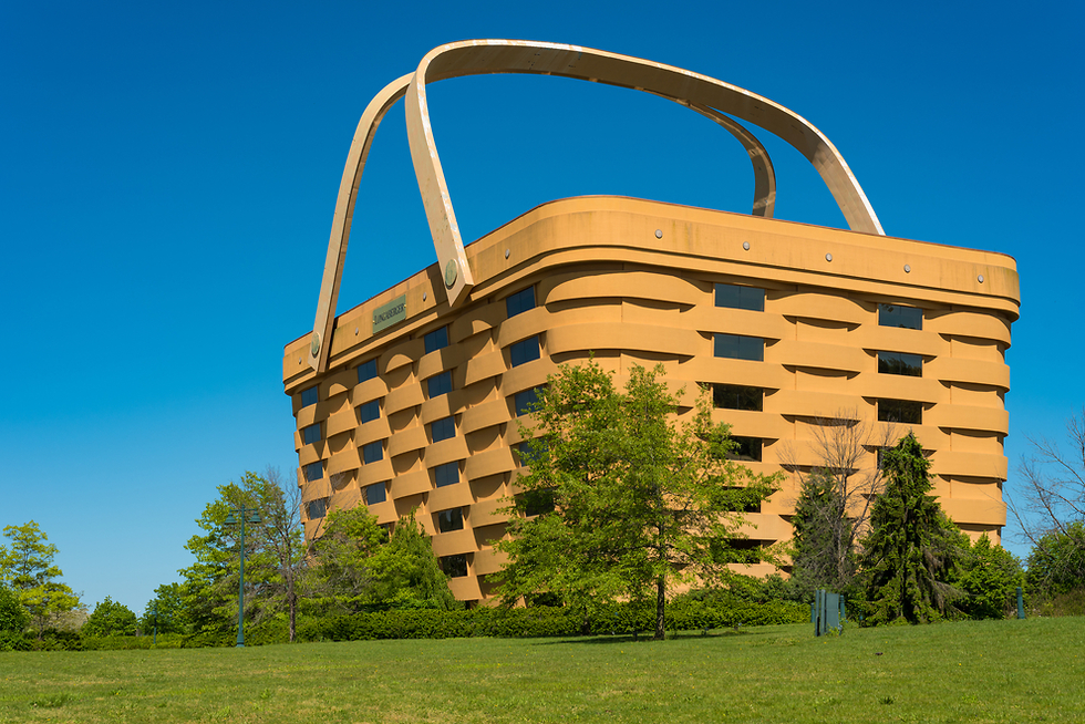 בניין בצורת סל פיקניק שיהפוך למלון אוהיו (צילום: shutterstock)