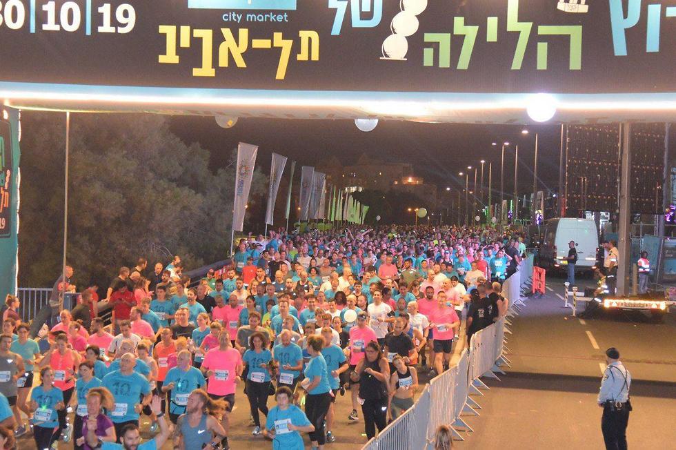 מירוץ הלילה של תל אביב (צילום: מוטי קמחי)