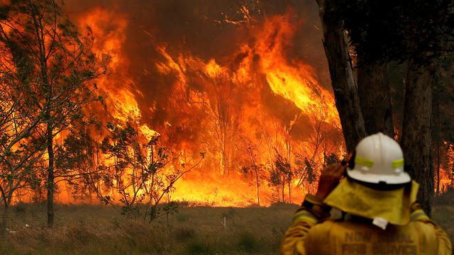 שריפות ענק במזרח אוסטרליה  (רויטרס)