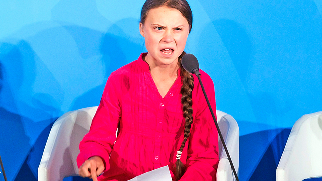 Swedish teenage environmental activist Greta Thunberg during her speech at the United Nations Climate Action Summit, September  (Photo: EPA)