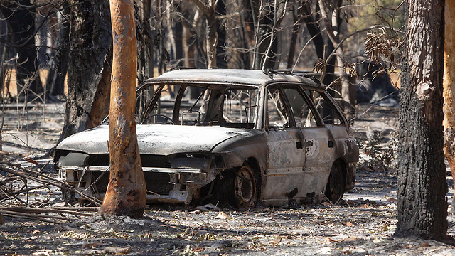אוסטרליה שריפות שריפה אש קווינסלנד (צילום: EPA)