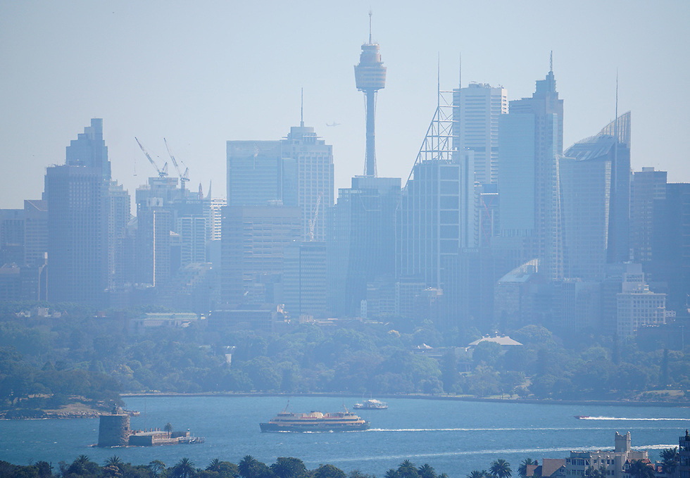 אוסטרליה שריפות שריפה אש סידני עשן (צילום: רויטרס)