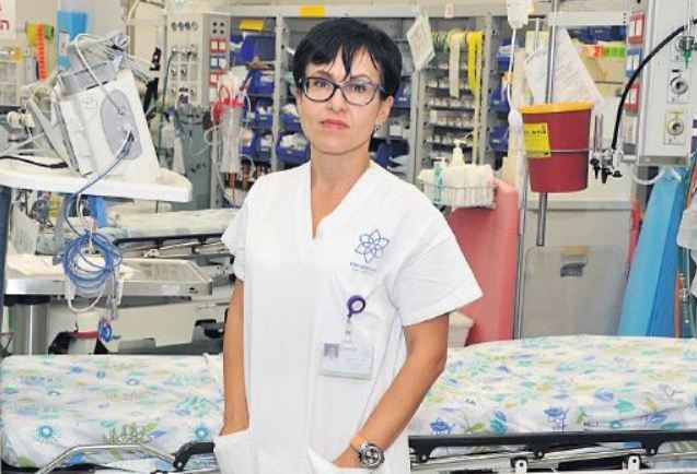 Nahariya nurse Diana Klisher 
