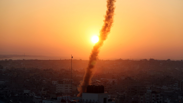 אזעקות ויירוטים לאחר ירי רקטות מעזה לאחר חיסול בכיר הג'יהאד (צילום: רויטרס)