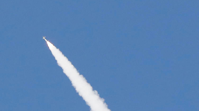Перехват ракеты над Ашдодом. Фото: AFP