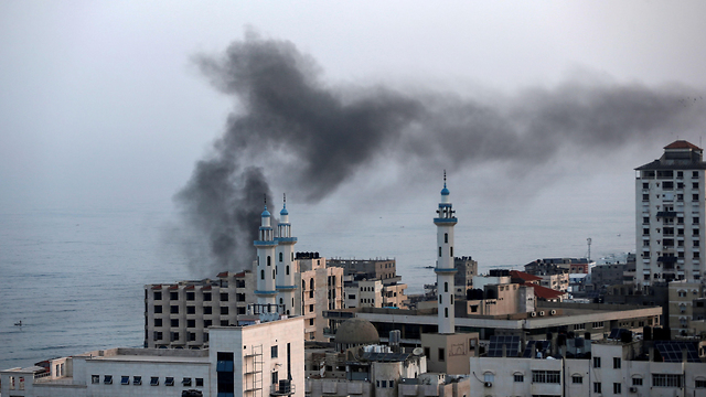 Удар по Газе. Фото: AFP