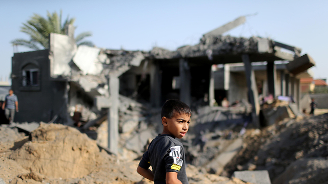 The aftermath of an IDF strike in southern Gaza   (Photo: Reuters)