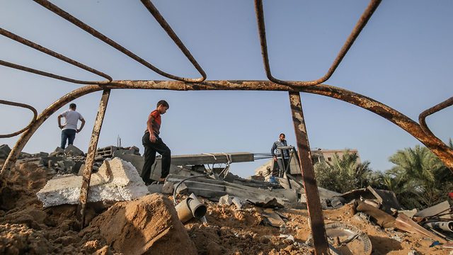 The aftermath of an IDF strike in Gaza   (Photo: AFP)