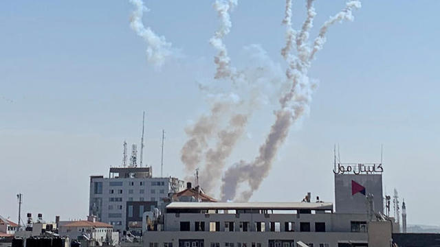 Rocket fire from Gaza after the ceasefire came into effect (Photo: Reuters)