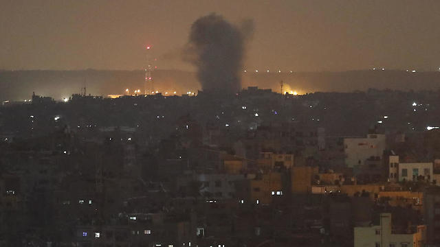 Israeli Airforce strikes on Islamic Jihad targets in the Gaza Strip (Photo: AP) (Photo: AP)