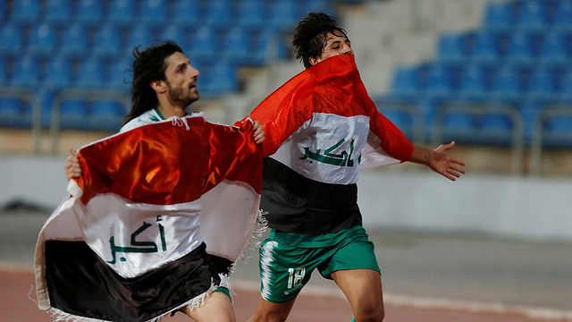 עיראק איראן מוקדמות מונדיאל אצטדיון עמאן (צילום: רויטרס)