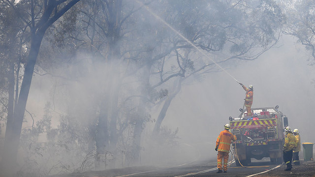 שריפה  שריפות ב מזרח אוסטרליה ניו סאות' ויילס (צילום: EPA)