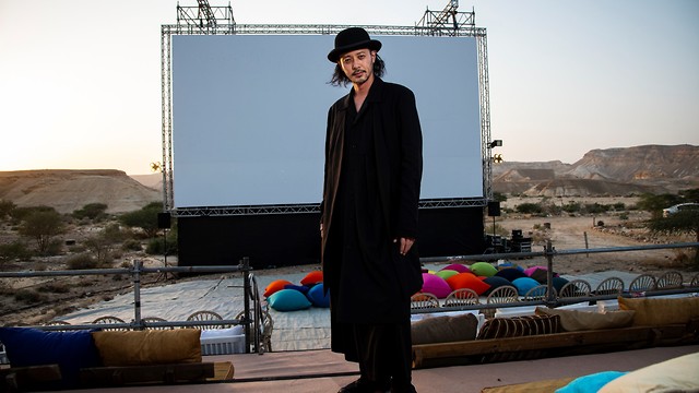 ג'ו אודגירי בפסטיבל סרטים בערבה (צילום: אדוארד קפרוב)