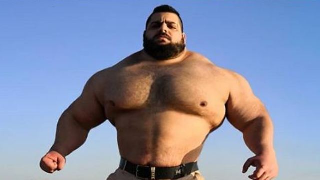'The Iranian Hulk', Sajad Gharibi (Photo: Gharibi's instagram)
