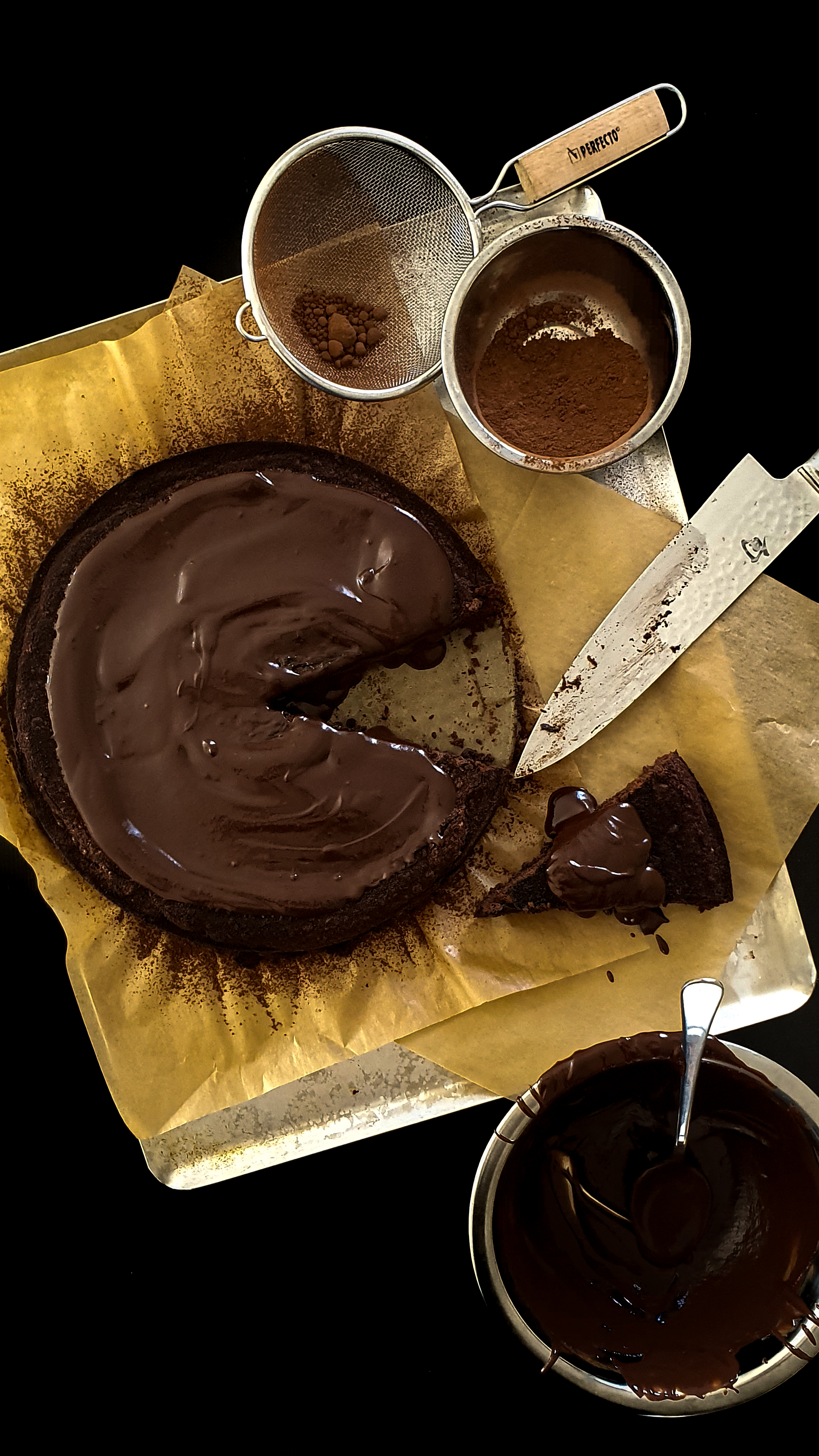 פאדג' שוקולד מושלם של סאני (צילום: ירון ברנר)