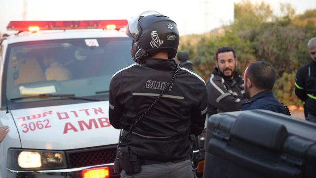 כפר דיר אל אסד ירי לעבר ושוטרים ניידת משטרה (צילום: דוברות המשטרה)