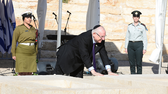  Церемония памяти премьер-министра Давида Бен-Гуриона. Фото: Герцль Йосеф