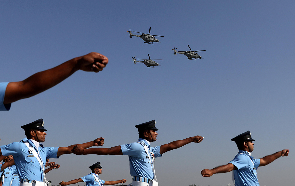 רויטרס תמונות השנה 2019 יום חיל האוויר ההודי אוקטובר (צילום: רויטרס)