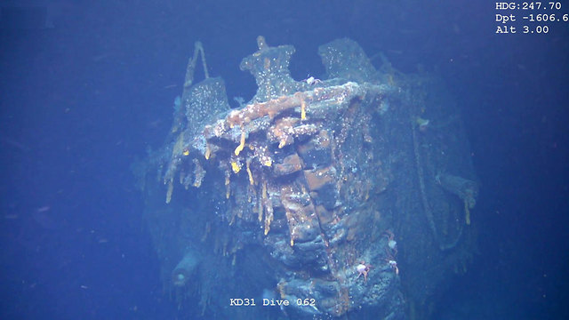 הספינה ספינת מלחמה גרמניה SMS שרנהורסט נמצאה איי פוקלנד  (צילום: EPA)