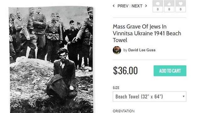 הפריטים האנטישמיים למכירה (אנטישמיות פריטים אנטישמים של צלם דיוויד לי גאס מכירה אתר אמנות ארצות הברית נאצים )