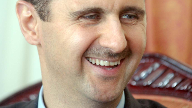 בשאר אסד נשיא סוריה פרויקט העשור (צילום: AP)
